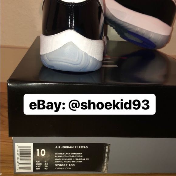 Jordan retro 11 concord size 10 - Picture 2 of 4
